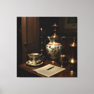 Gothic Antiques Szene Leinwanddruck