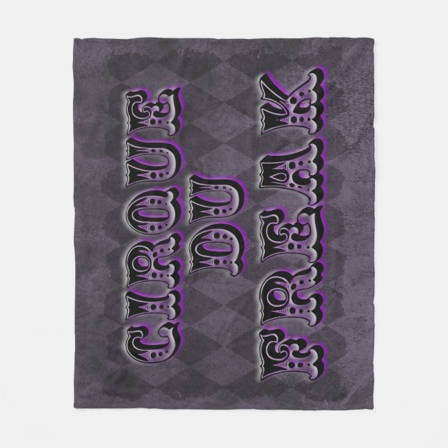 Gothic Argyle Cirque Du Freak Fleecedecke (Vorderseite)