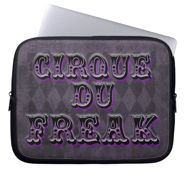 Gothic Argyle Cirque Du Freak Laptopschutzhülle (Vorderseite)
