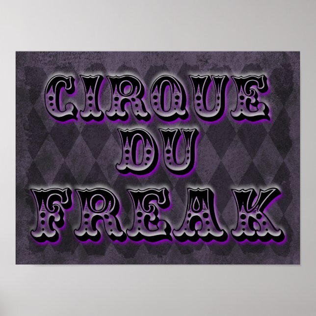 Gothic Argyle Cirque Du Freak Poster (Vorne)