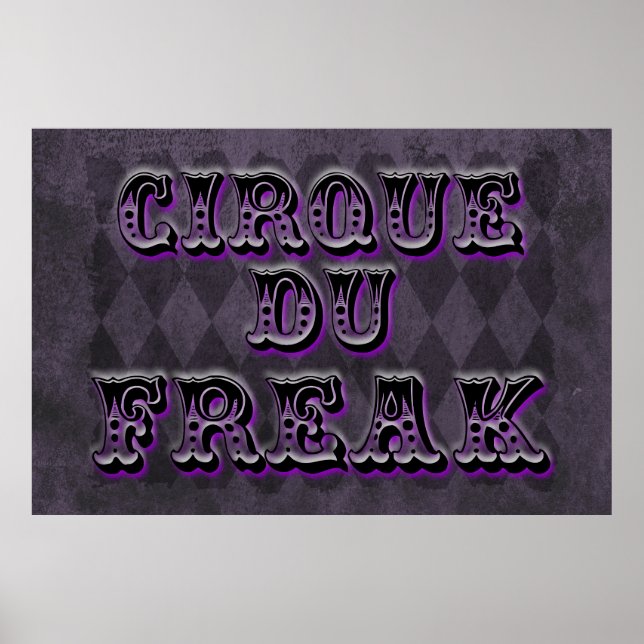 Gothic Argyle Cirque Du Freak Poster (Vorne)