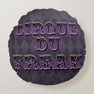 Gothic Argyle Cirque Du Freak Rundes Kissen
