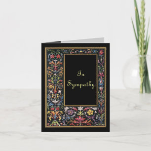 Gothic Art Small Sympathy Card Karte