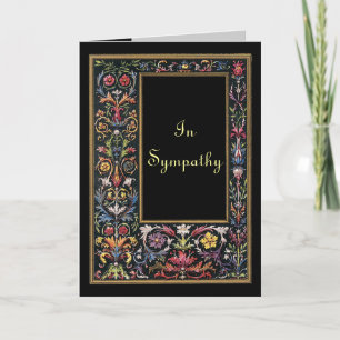 Gothic Art Sympathy Card individuell anpassbar Karte