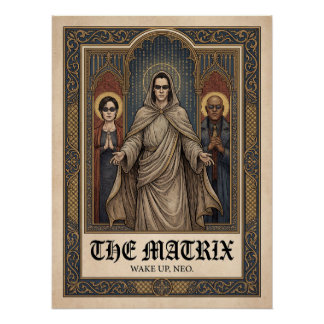 Gothic Art The Matrix Neo Filmplakat Poster