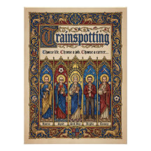 Gothic Art Trainspotting Filmplakat