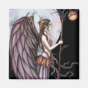 Gothic Autumn Fairy Magnet