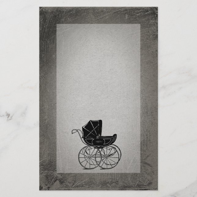 Gothic Baby Carriage Briefpapier (Vorderseite)