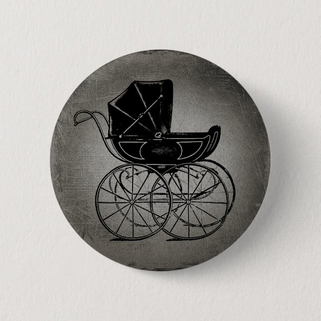 Gothic Baby Carriage Button (Vorderseite)