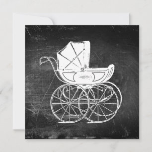 Gothic Baby Carriage Einladung