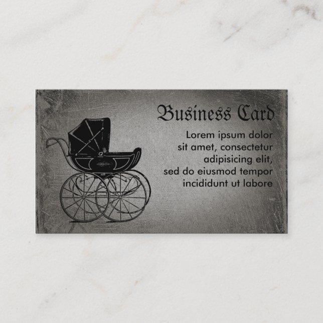Gothic Baby Carriage Visitenkarte (Vorderseite)
