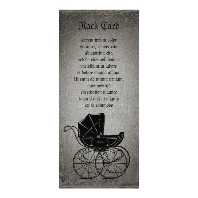 Gothic Baby Carriage Werbekarte (Vorne)