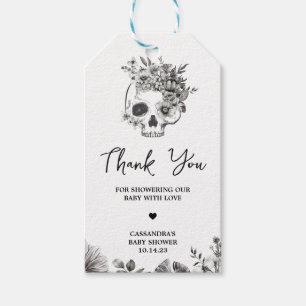 Gothic Baby Shower Fevor Tags Geschenkanhänger