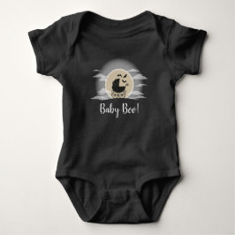 Gothic Baby Shower Halloween Carriage Strampler