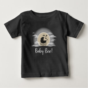 Gothic Baby Shower Halloween Carriage T-shirt