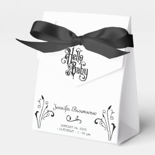 Gothic-Baby-Shower-Themenparty Geschenkschachtel