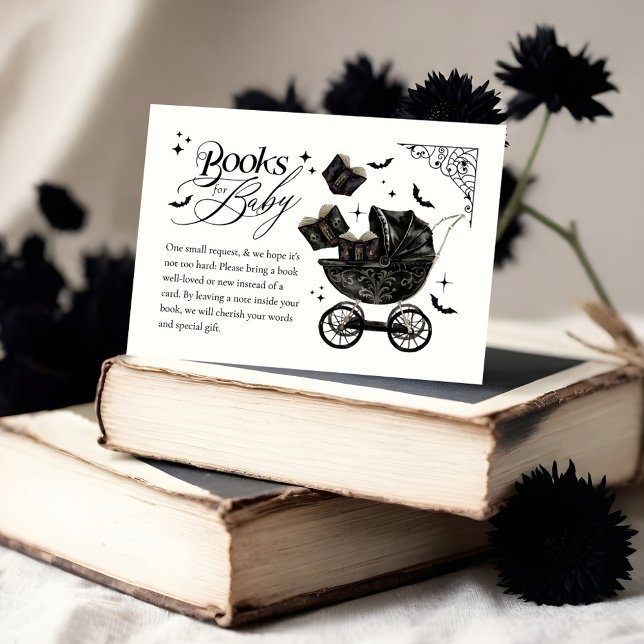 Gothic Baby Stroller Halloween Books for Baby Begleitkarte (Gothic Baby Stroller Halloween Books for Baby Enclosure Card (Front))