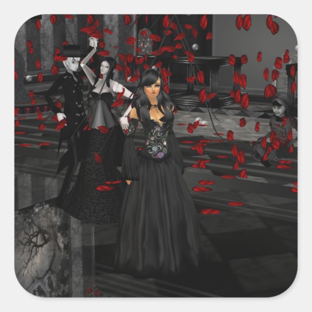 Gothic Ball Room Stickers (Vorderseite)