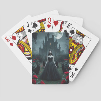 Gothic Ballerina Princess Halloween Playing Cards Spielkarten
