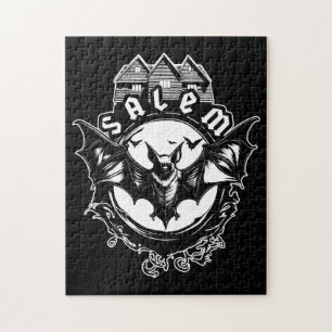 Gothic Bat and Salem Hexenhaus Puzzle