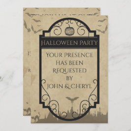 Gothic Bat Einladung