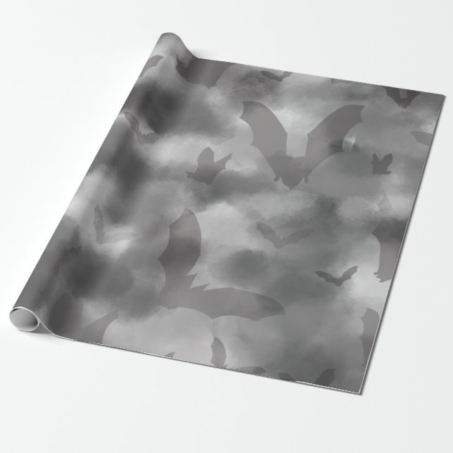 Gothic Bat Geschenkpapier (Ungerollt)