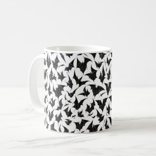 Gothic Bats Kaffeetasse (Vorderseite Links)