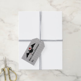 Gothic Batty Weihnachtsbat Geschenkanhänger
