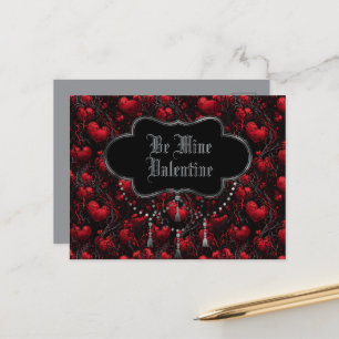 Gothic Be Minel Valentinstag Postkarte