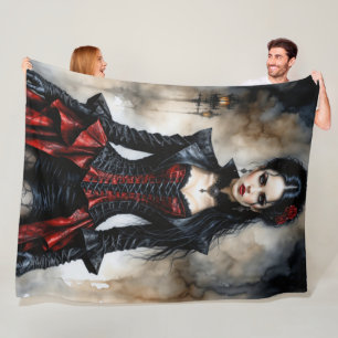 Gothic Beauty Fleecedecke