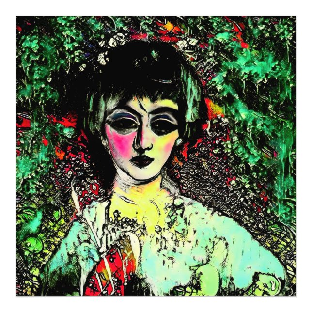 Gothic Beauty Portrait  Fotodruck (Vorne)