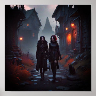 Gothic Behalte oder entwirft eigene Poster