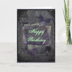 Gothic Birthday Card Karte