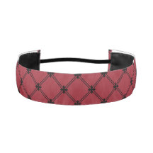 Gothic Black and Red Diagonal Muster