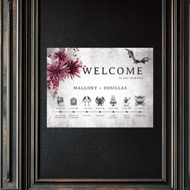 Gothic Black & Burgund Halloween Orden der Veranst Poster (Von Creator hochgeladen)