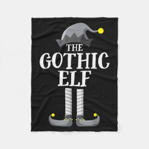 Gothic Black Elf passende familien Gruppe Weihnach Fleecedecke