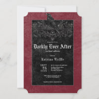 Gothic Black Raven & Roses Wein-Junggesellinnenabs