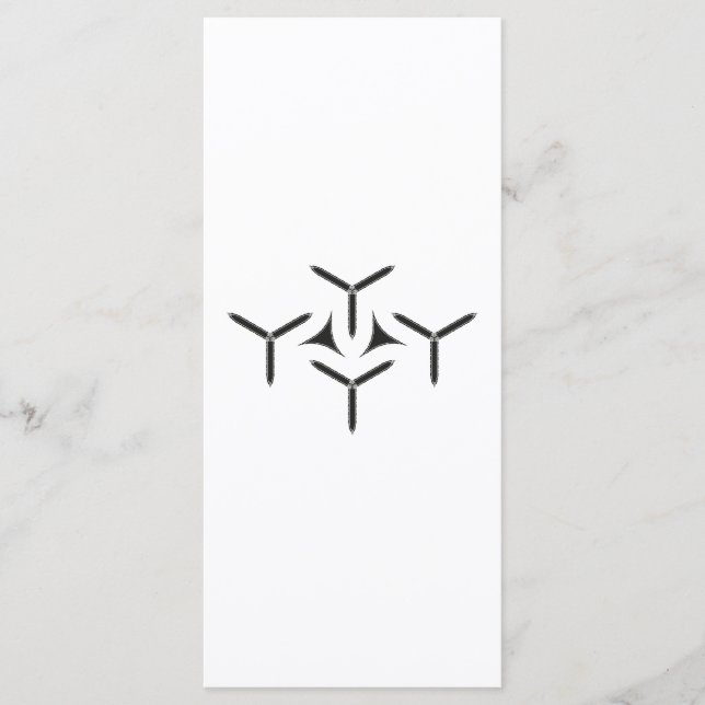 Gothic Blade Menu Menükarte (Vorderseite)