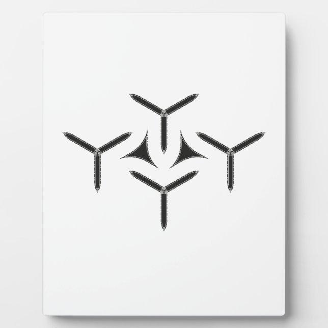 Gothic Blade Plaque Fotoplatte (Vorderseite)