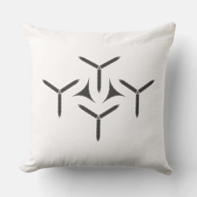 Gothic Blade Throw Kissen (Vorderseite)
