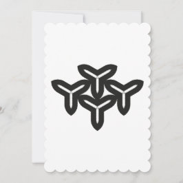 Gothic Blades Danke-Karte Dankeskarte