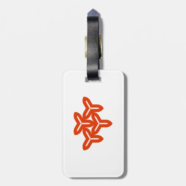 Gothic Blades-Gepäcktag Gepäckanhänger (Rückseite vertikal)