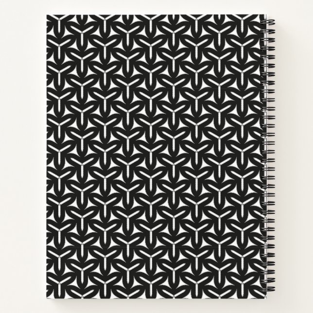 Gothic Blades MusterNotebook Notizbuch (Rückseite)
