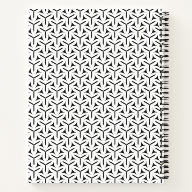 Gothic Blades MusterNotebook Notizbuch (Rückseite)