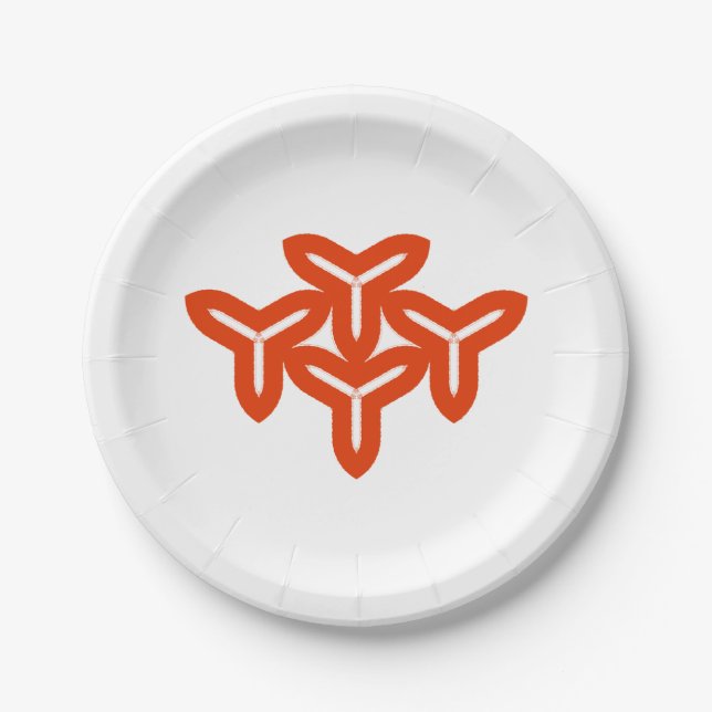 Gothic Blades Papierplatte Pappteller (Vorderseite)