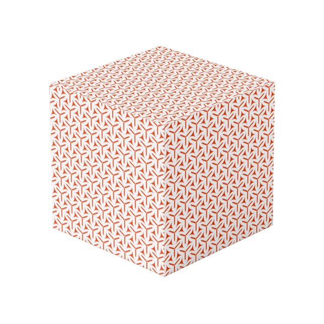 Gothic Blades Pattern Cube Würfel (Vorderseite Schrägansicht)