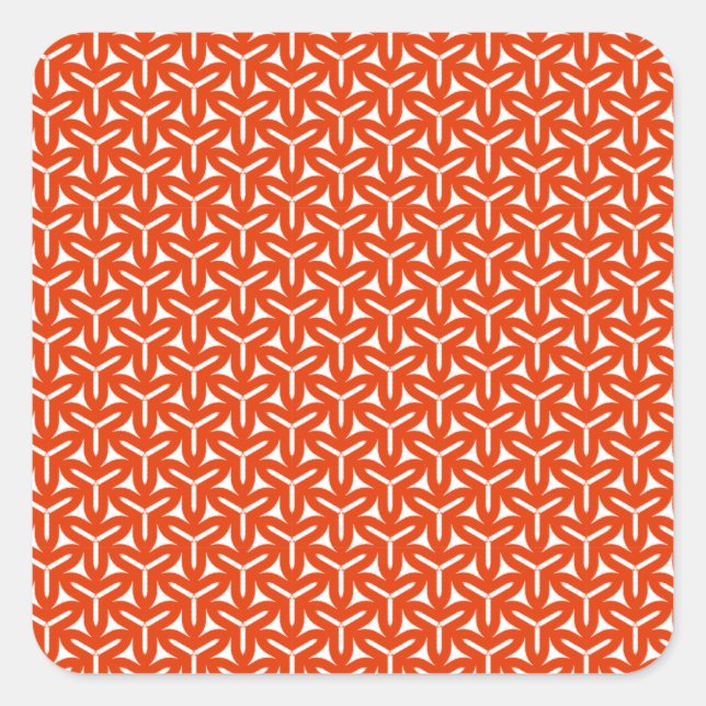 Gothic Blades Pattern Quadratischer Aufkleber (Vorderseite)