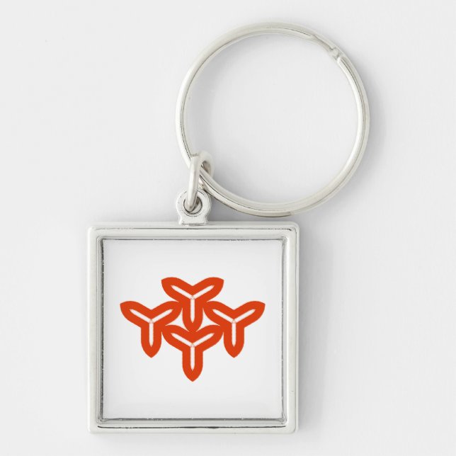 Gothic Blades Pattern Schlüsselanhänger (Vorne)