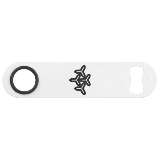 Gothic Blades Schlüsselanhänger Flaschenöffner (Rückseite Horizontal)
