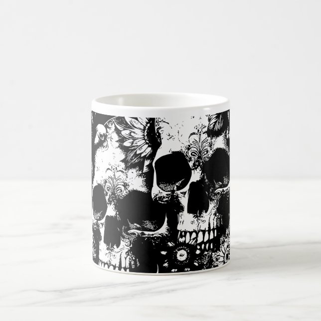 Gothic Bloom Tasse - Eine dunkel elegante Fusion v (Mittel)